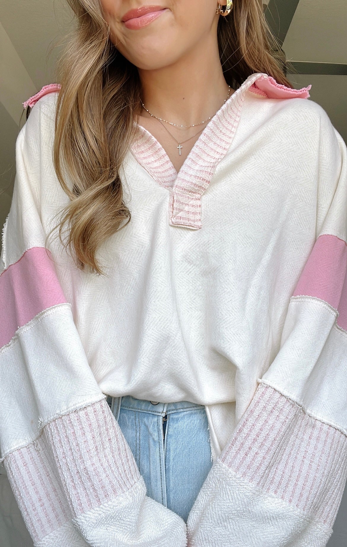 IVY CREWNECK - PINK