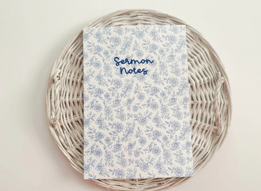 SERMON NOTEBOOK - BLUE