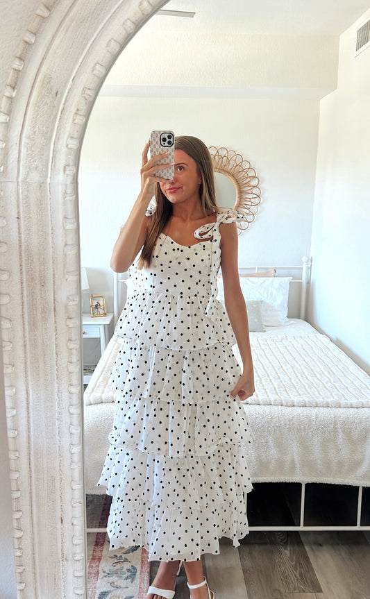 DOTTIE MAXI DRESS