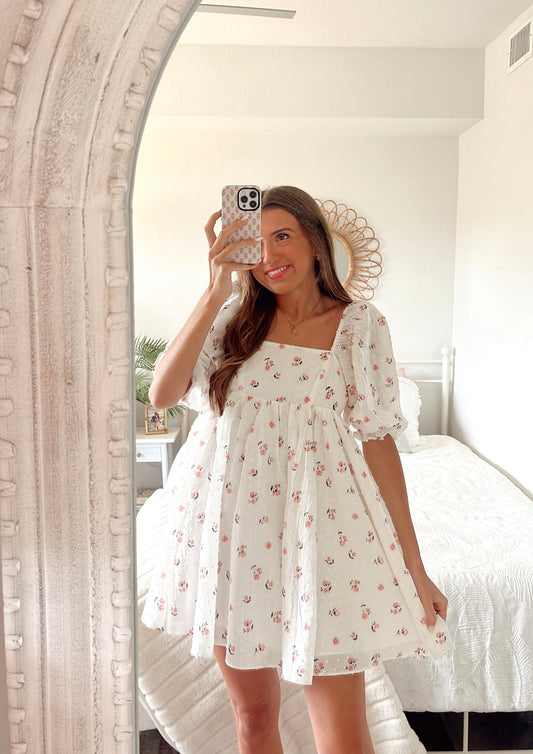 BLOOMING BABYDOLL DRESS